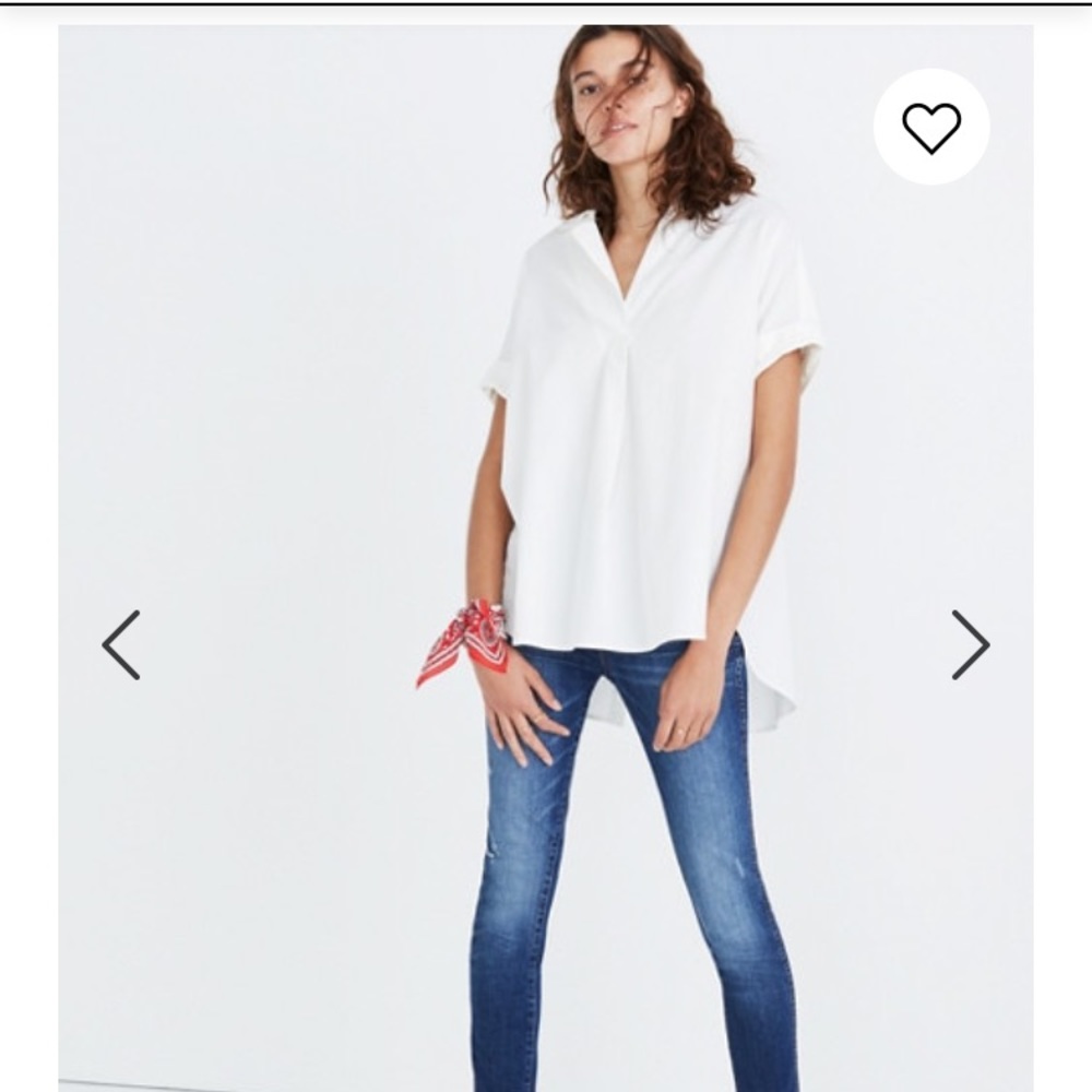 Madewell courier button back